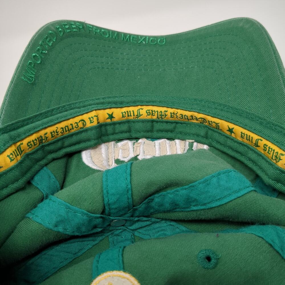 Corona Extra Strapback Hat Green Solid One Size E… - image 8